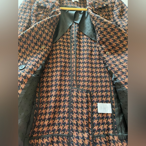 NWOT Veronica Beard Taja Houndstooth Check Cotton Blend Dickey Jacket - Picture 13 of 16